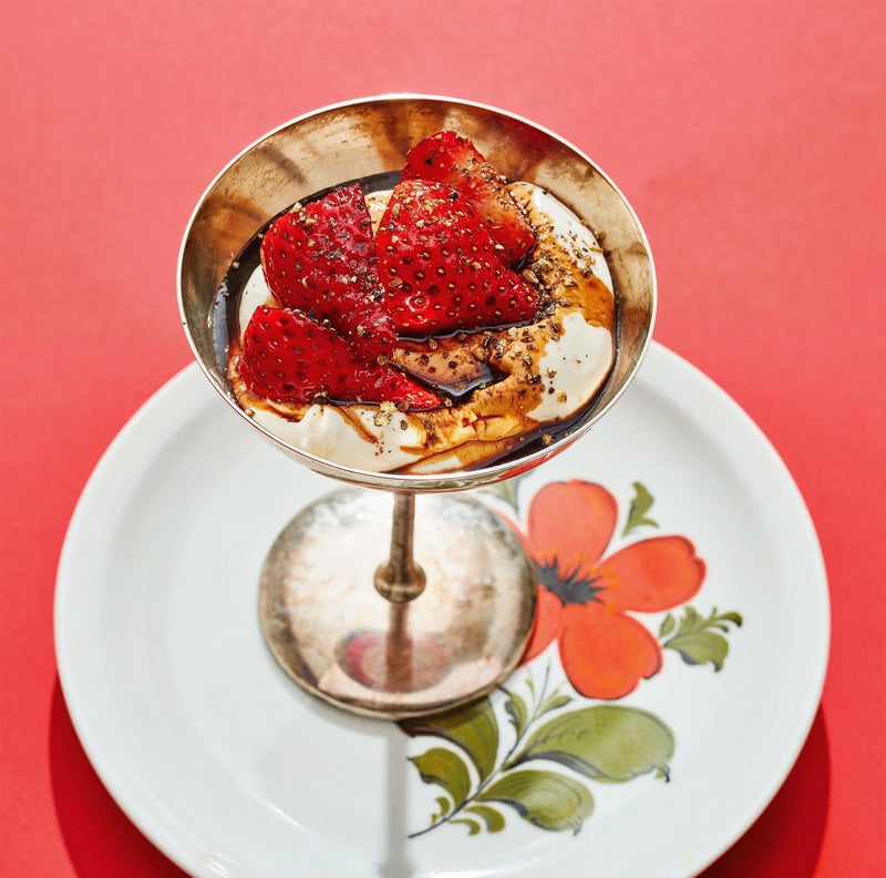 Fragole con Balsamico e Ricotta