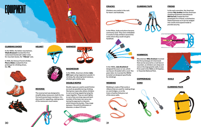 The Big Book of Climbing: An Illustrated History of Mountaineering, Bouldering, and Beyond