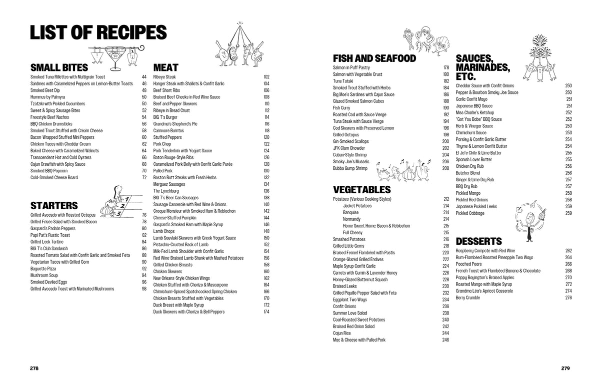 The Art of Barbecue: Techniques and Recipes, from Appetizers to Desserts
