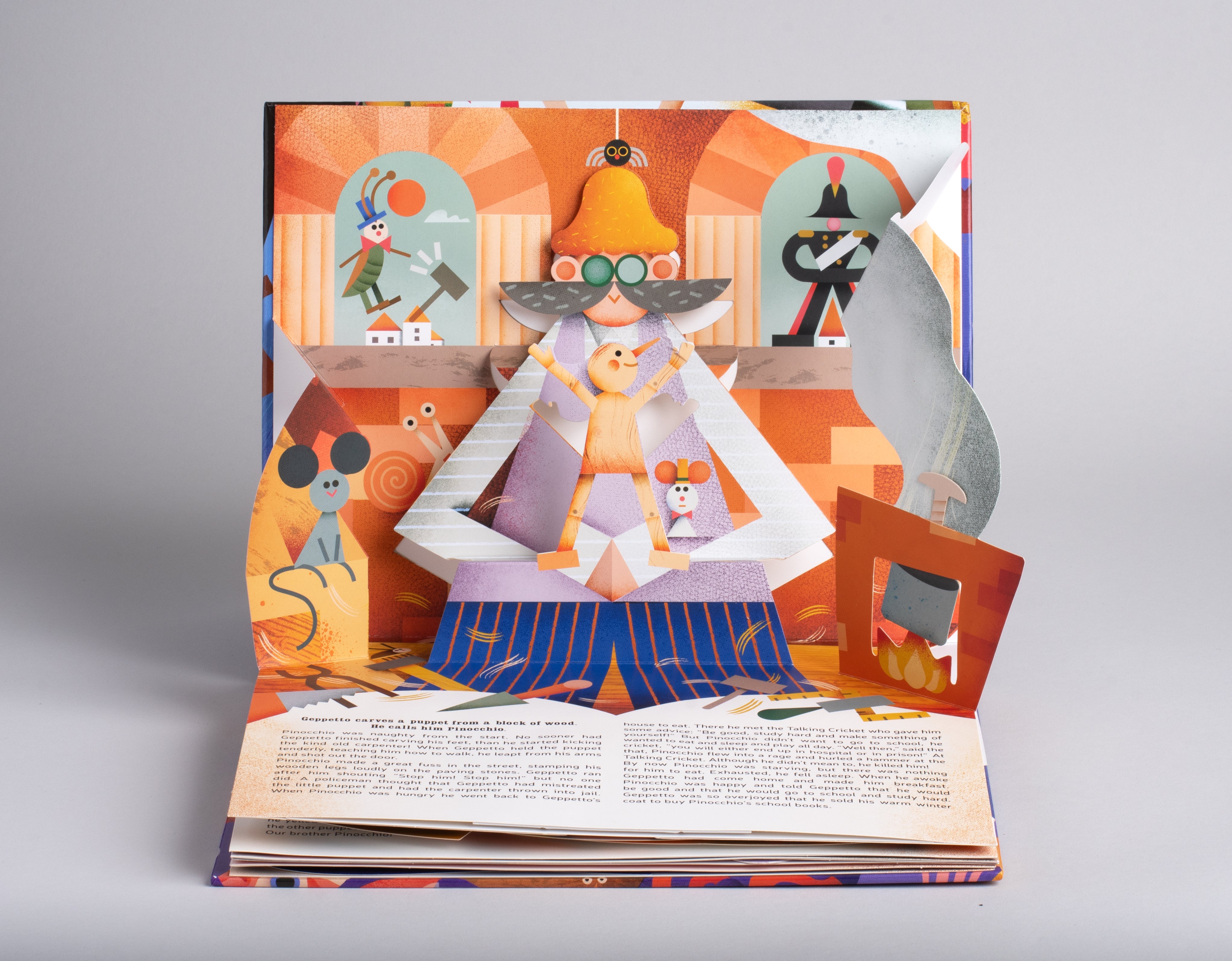 【未使用】Pinocchio ポップアップ絵本 The Adventures of Pinocchio – trapublishing